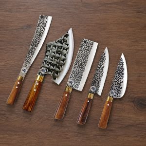 Bộ dao 5 món thép nhíp xe ô tô cao cấp 7 Bộ dao 5 món thép nhíp xe ô tô cao cấp